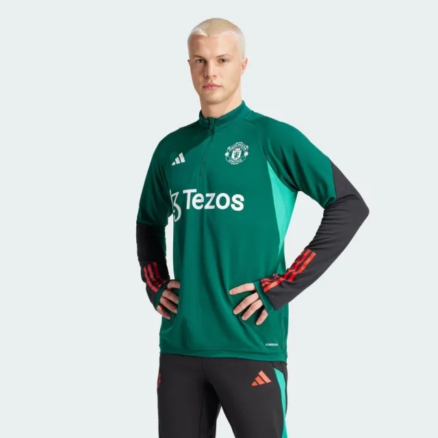 Manchester United adidas Training Top - Green