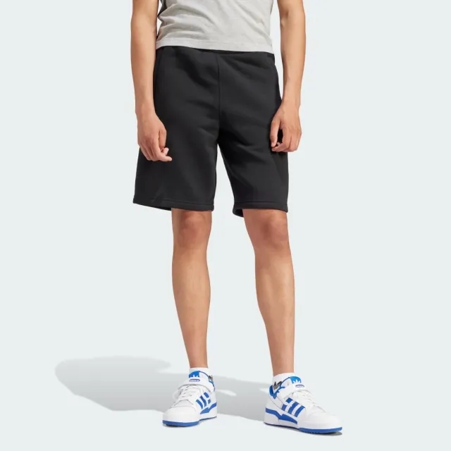 adidas Originals Trefoil Essential Fleece Shorts - Black