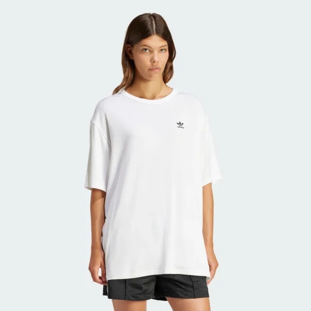 Adidas Originals Trefoil Tee In White