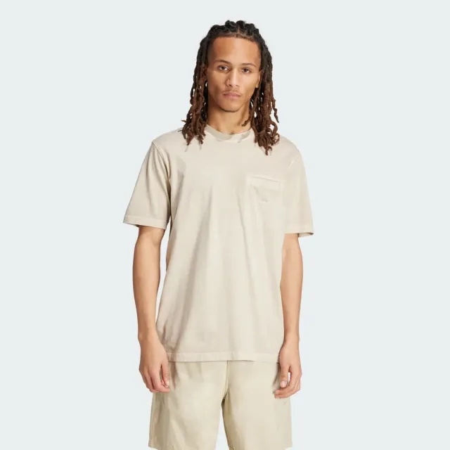 Adidas Trefoil Essentials + Dye Pocket - Beige