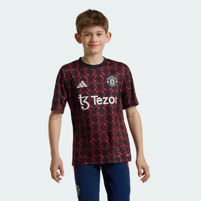 adidas Manchester United Kids SS Pre-Match Away Shirt 2024/25