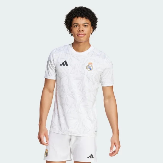 adidas Real Madrid Mens SS Pre-Match Home Shirt 2024/25