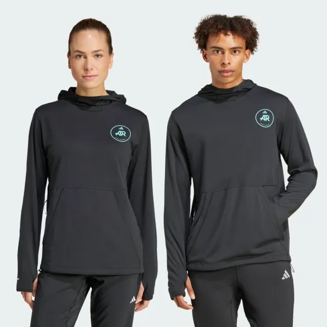 Adidas Running Own The Run Hoodie In Black