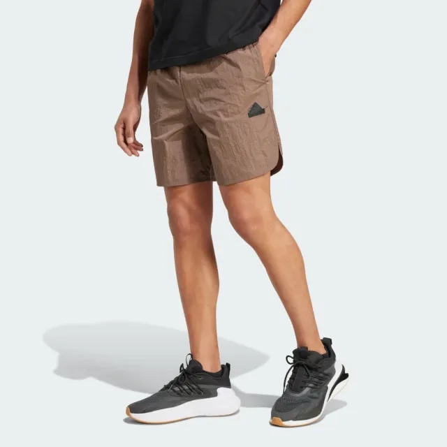Adidas City Escape Woven Shorts In Brown