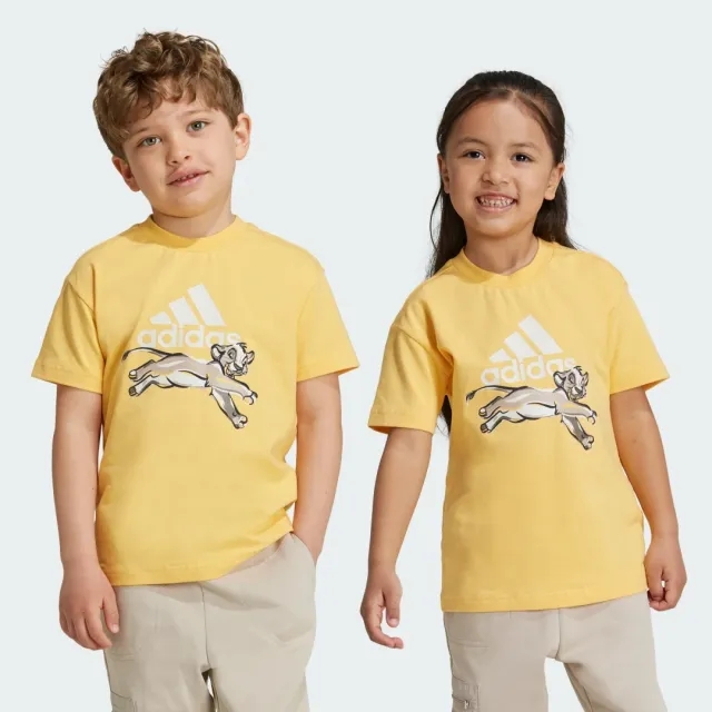adidas  adidas Disney Lion King T-Shirt  boys's Children's T shirt in Yellow