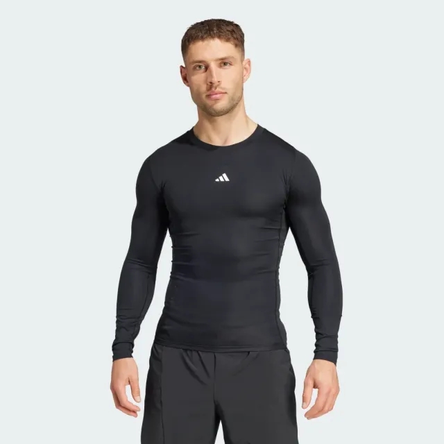 adidas Men TECHFIT Compression Training Long Sleeve Top
