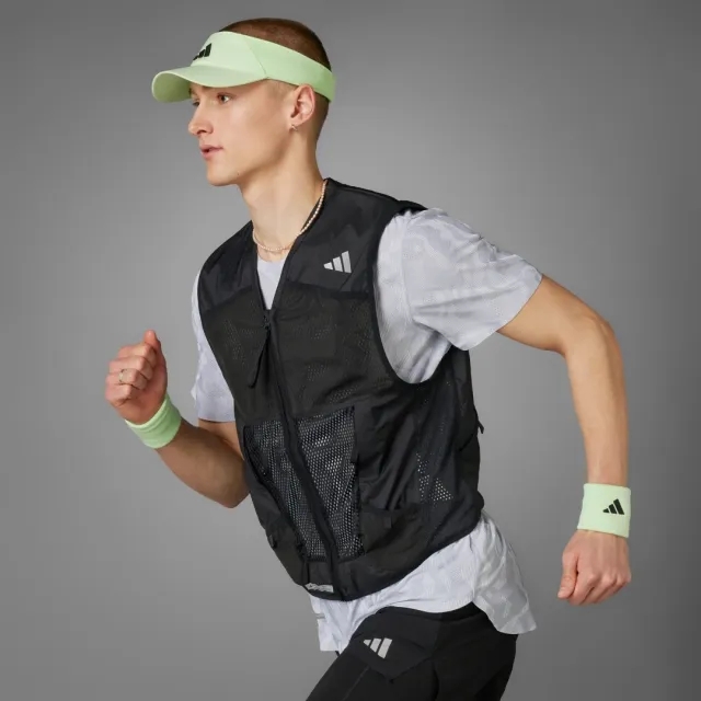 Adidas Running Ultimate Pocket Vest In Multi