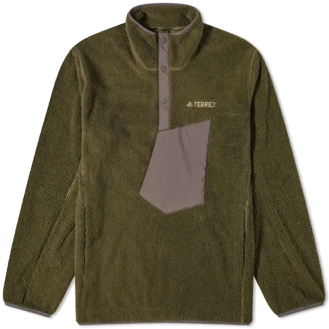 Adidas Men's XPL Pile Snap Olive Strata
