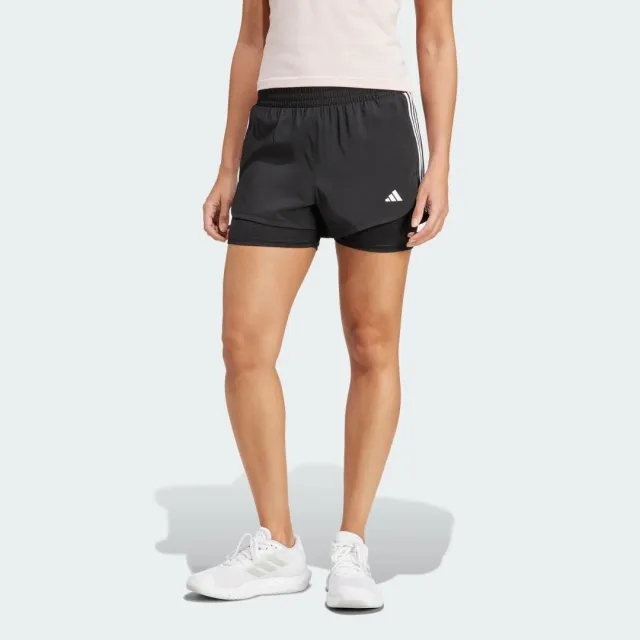 adidas Women Pacer 3 Stripes Training Woven Shorts