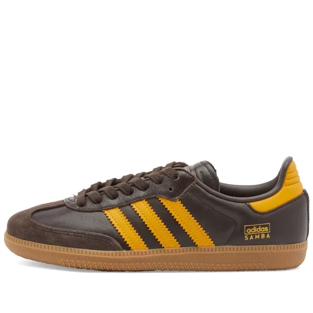 adidas Originals Adidas Samba OG Dark Brown/Preloved Yellow/Gum
