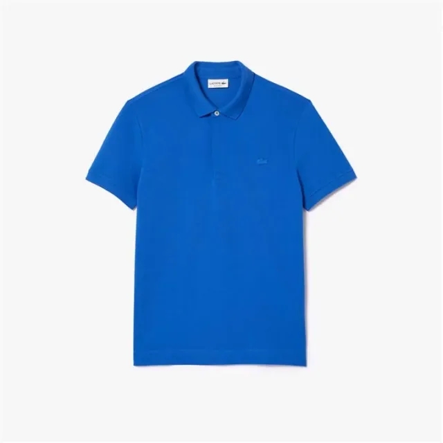 Lacoste Regular Fit Paris Stretch Piqué Polo Shirt - Saphir Blue