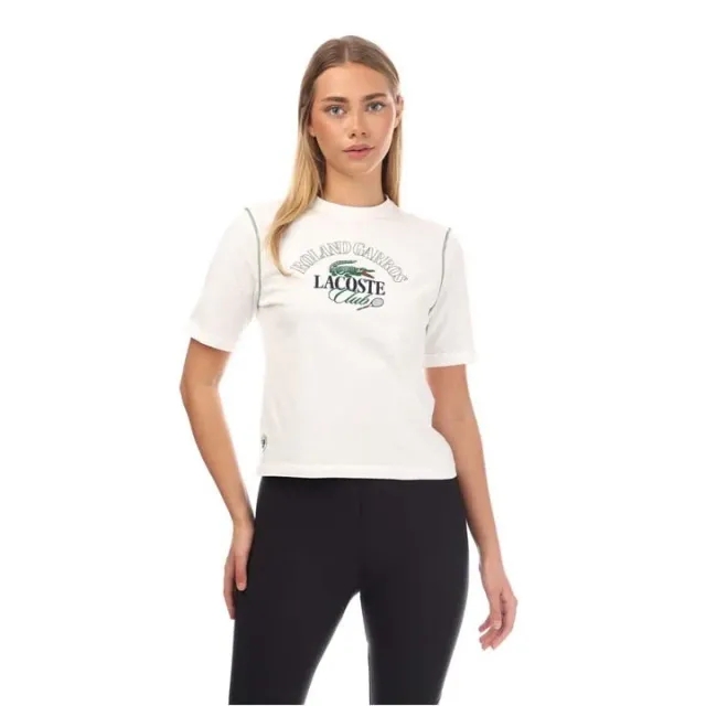 Lacoste Roland-Garros Edition Relaxed-Fit Cotton T-Shirt