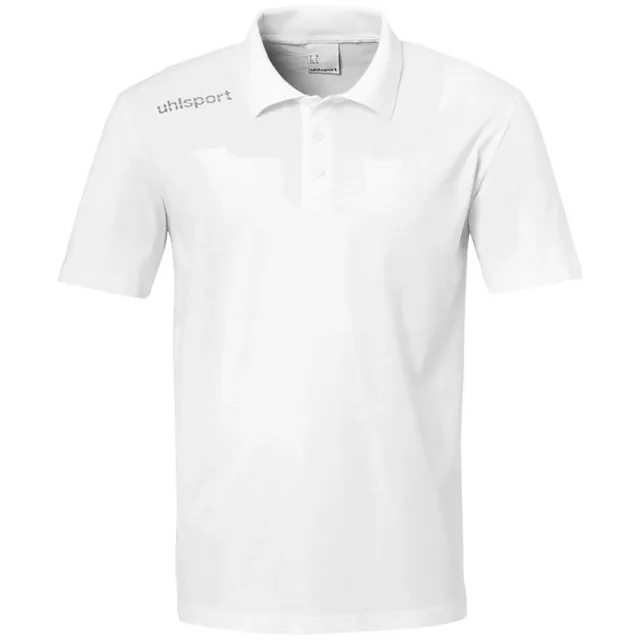 Uhlsport Essential Short Sleeve Polo  - White