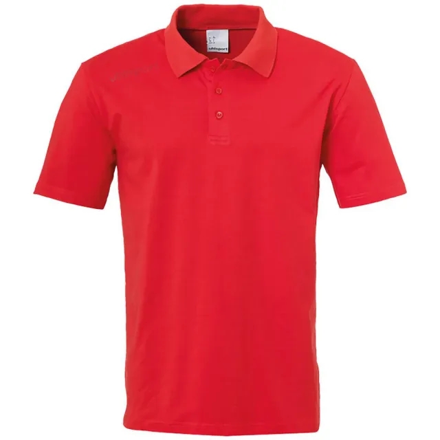 Uhlsport Essential Short Sleeve Polo  - Red
