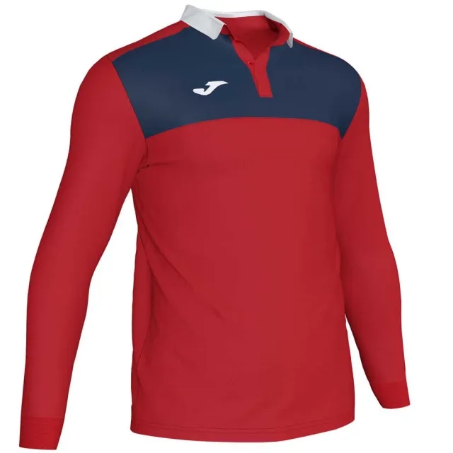 Joma Winner Ii Long Sleeve Polo  - Red,Blue