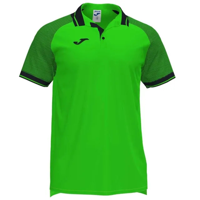 Joma Essential Ii Short Sleeve Polo  - Green