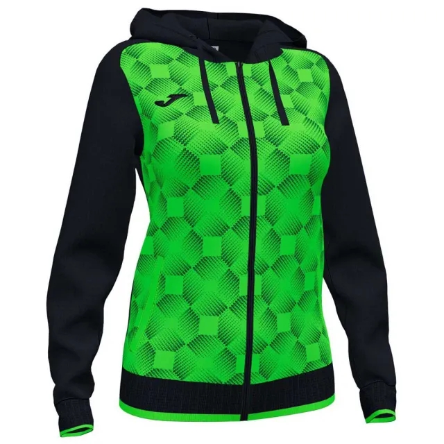 Joma Supernova Iii Full Zip Sweatshirt  - Green,Black