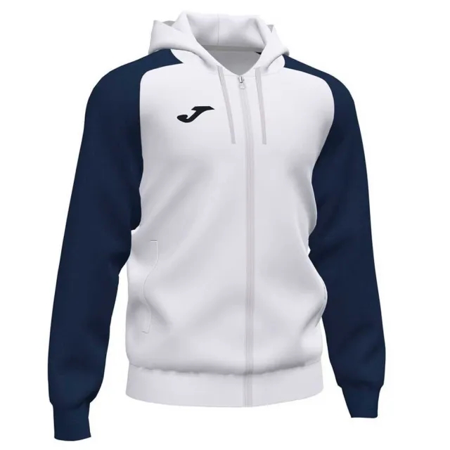 Joma Academy Iv Full Zip Sweatshirt  - White,Blue