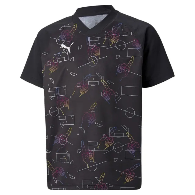 Puma Neymar Jr Thrill Short Sleeve T-shirt  - Black