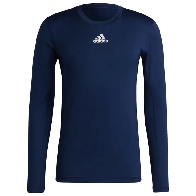 Adidas Tech-fit Long Sleeve Long Sleeve T-shirt  - Blue