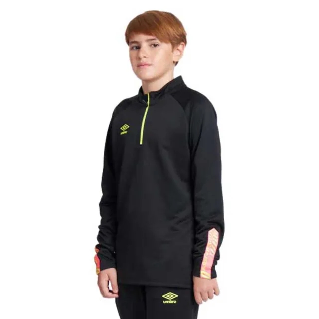 Umbro Axis Half Zip Sweatshirt  - Black