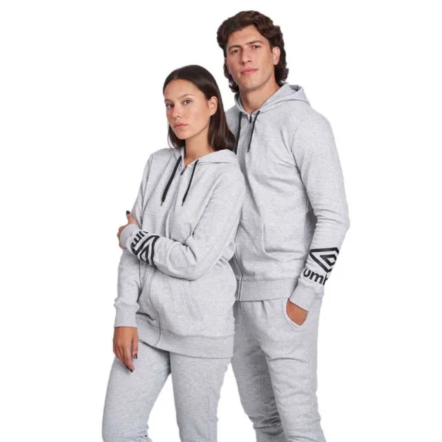 Umbro Fw Terrace Full Zip Sweatshirt  - Grey
