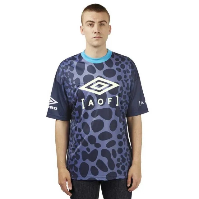 Umbro X Aof Poison Dart Frog Short Sleeve T-shirt  - Blue