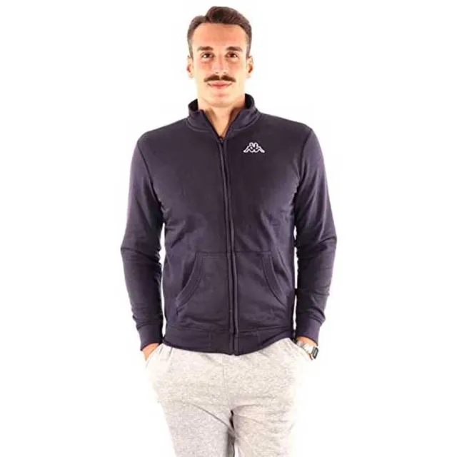 Kappa Logo Zentil Full Zip Sweatshirt  - Blue