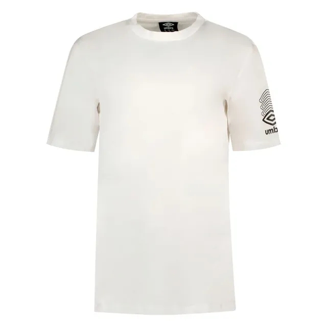 Umbro Terrace Graphic Short Sleeve T-shirt  - White