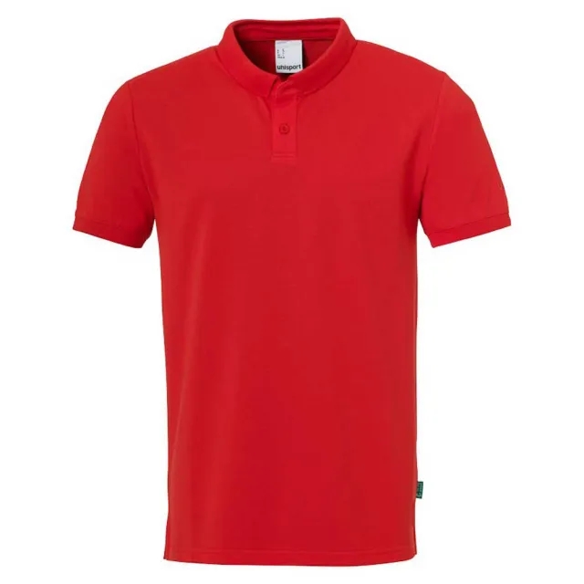 Uhlsport Essential Prime Short Sleeve Polo  - Red