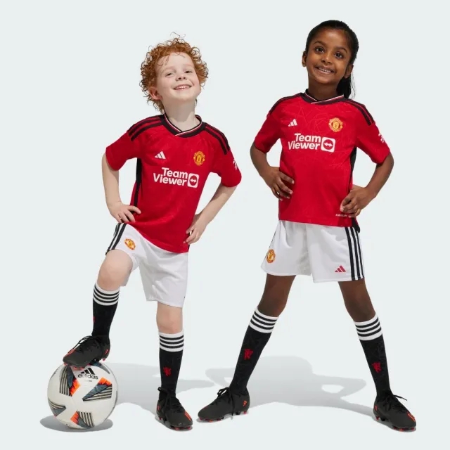 adidas Manchester United Kids SS Home Mini Kit 2023/24