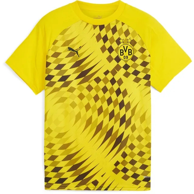 Puma Borussia Dortmund Kids SS Pre-Match Home Shirt 2023/24