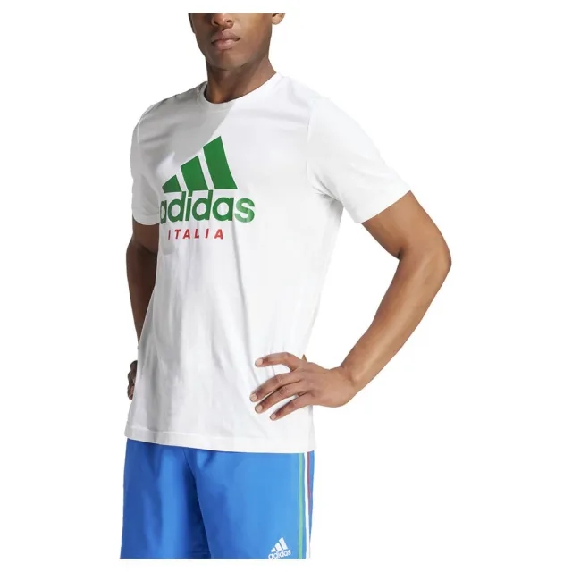 adidas - Italia White DNA T-Shirt Official 2023 / 24