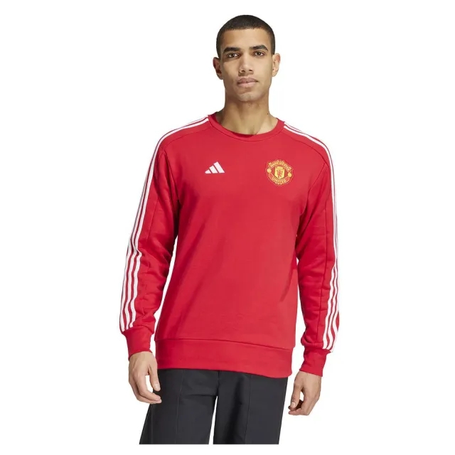 Manchester United x adidas Mens DNA Sweatshirt Red