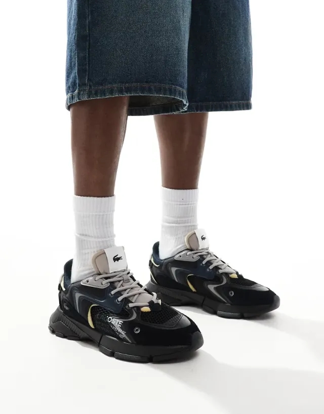 Lacoste Men's L003 Neo Sneakers - Black / Navy