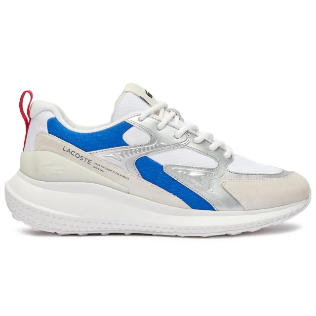 Lacoste Men's L003 Evo Trainers - White / Red / Bleu