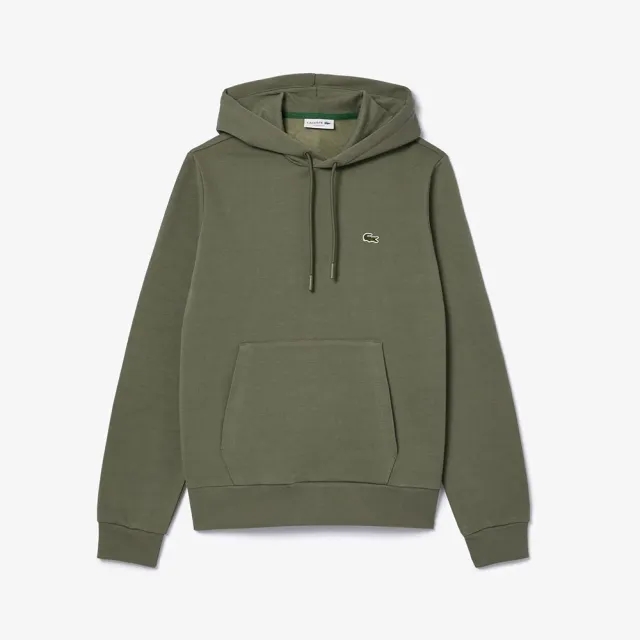 Lacoste Fleece Hoodie - Olive Green
