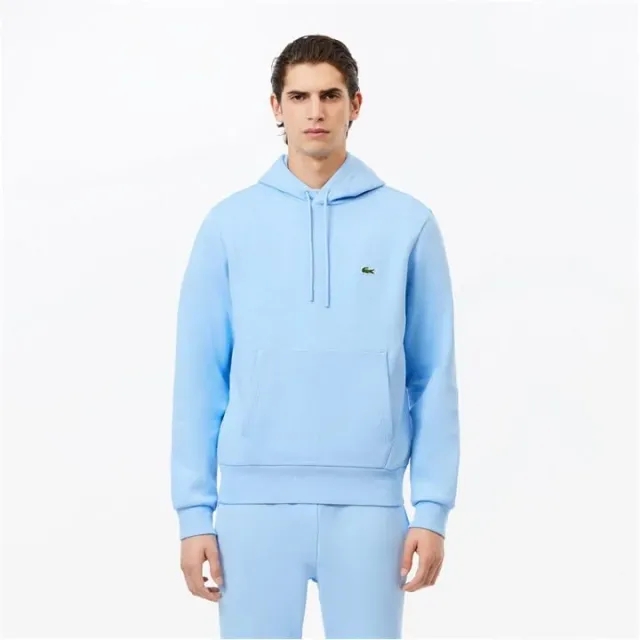 Lacoste Fleece Hoodie - Pale Blue