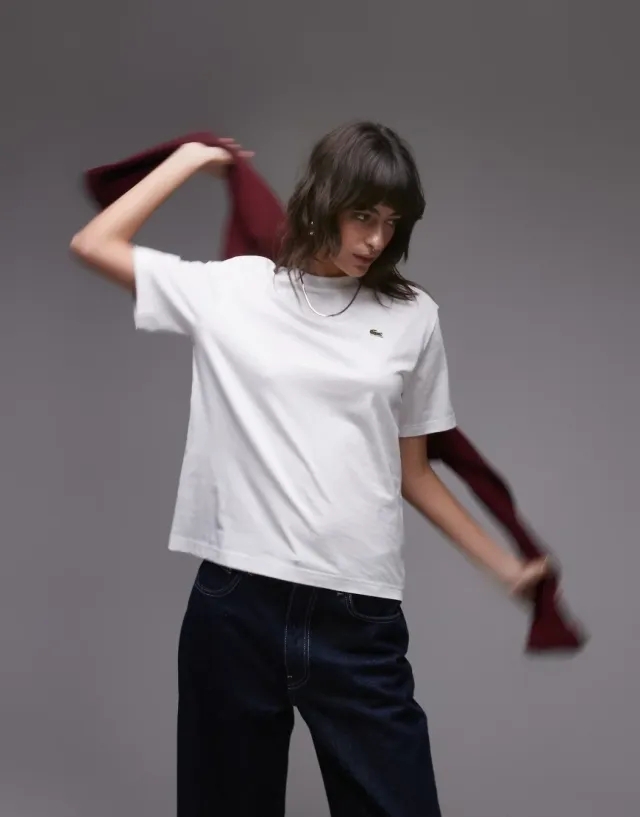 T-Shirt Lacoste Soft Cotton T-Shirt White L