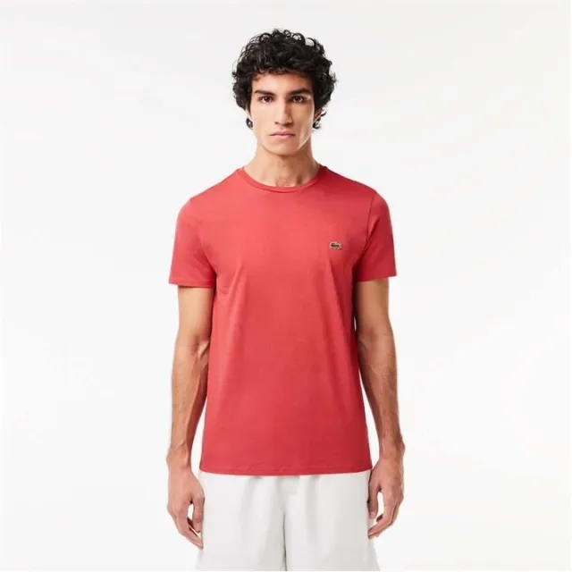 Lacoste Lightweight Cotton Pima T-shirt - Sierra Red