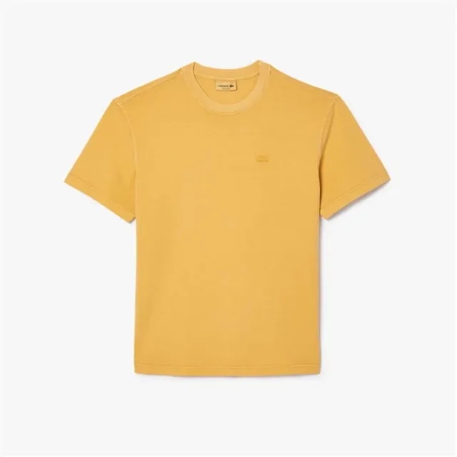 Lacoste Natural Dyed Cotton T-Shirt