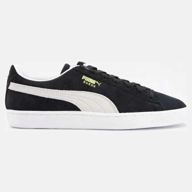 PUMA suede classic xxi trainers in black & white