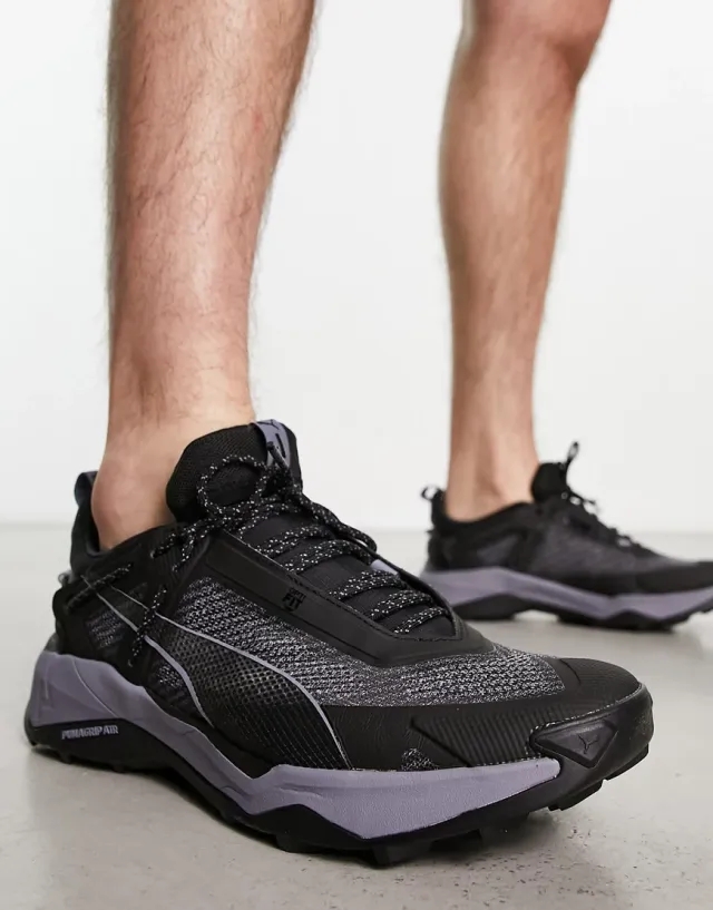 Puma Explore Nitro Trainers In Black And Grey - Black