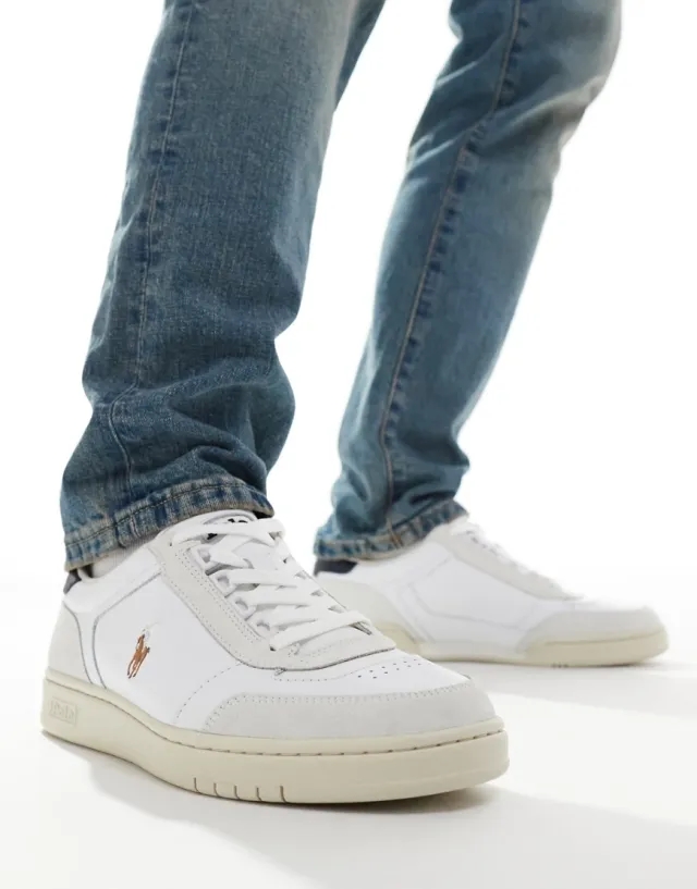 Polo Ralph Lauren  POLO COURT  women's Shoes (Trainers) in Blue