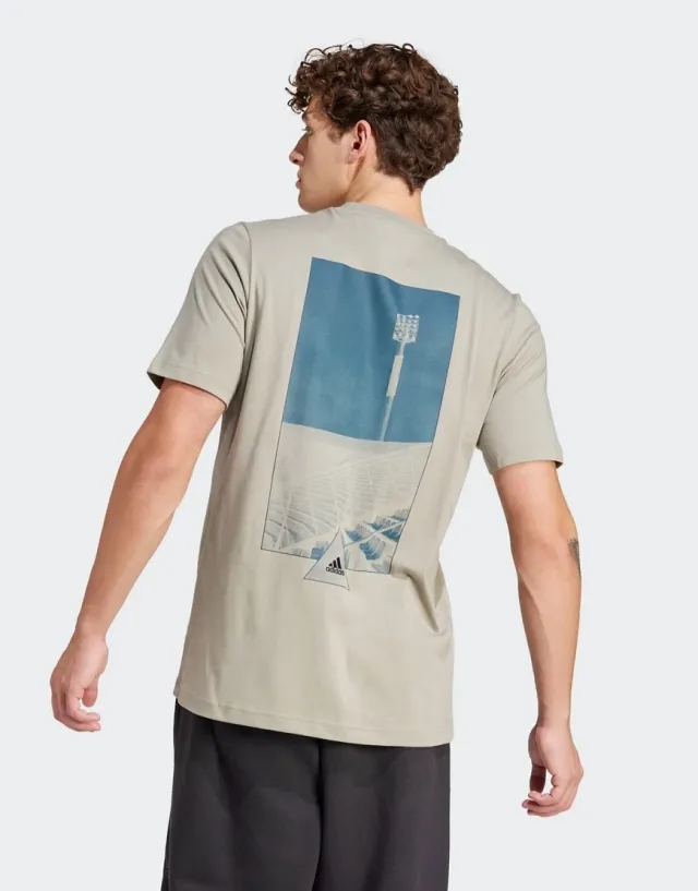 Adidas House Of Tiro Graphic T-Shirt In Green
