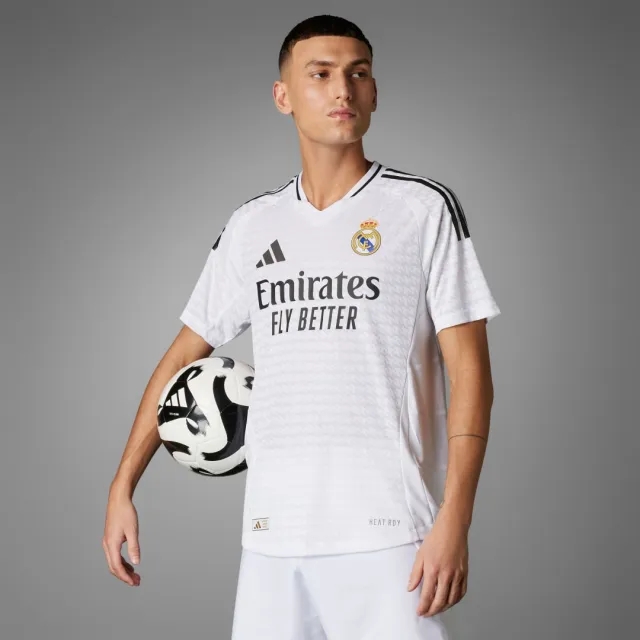 adidas Real Madrid Mens SS Player Issue Home Shirt 2024/25