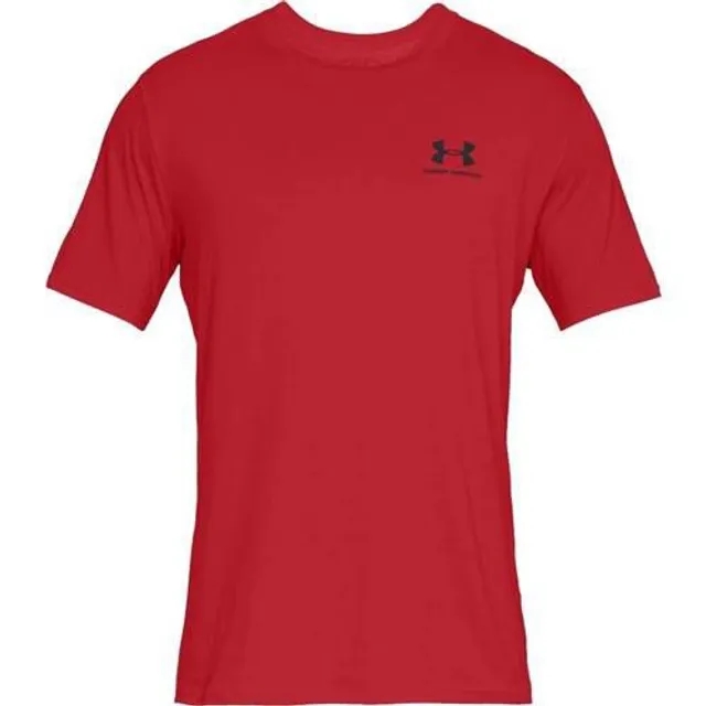 Under Armour Sportstyle Left Chest T-Shirt Men - Red, Black
