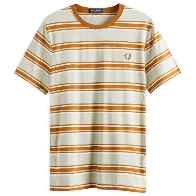 Fred Perry Stripe T-Shirt, Green