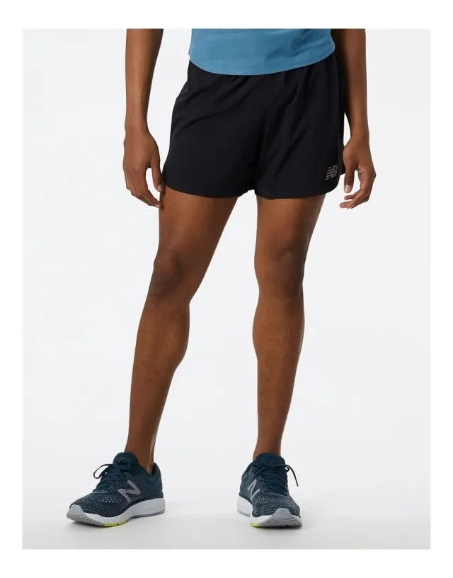 New Balance Impact Run 5 Inch Shorts In Black