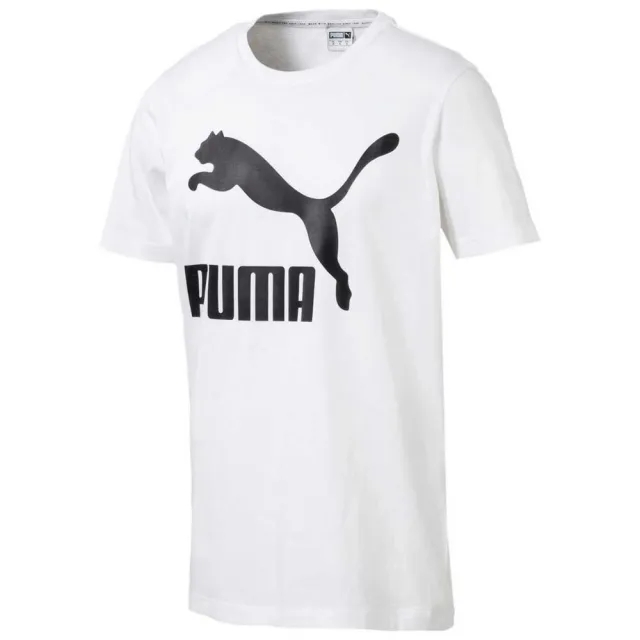 Puma Classics Logo Short Sleeve T-shirt  - White